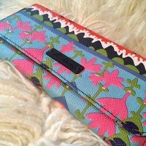 NWT Vera Bradley Trifold Leather Wallet